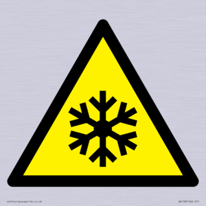 W010 Warning: Low temperature/freezing conditions